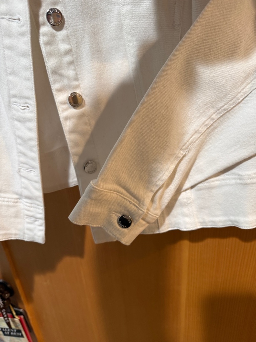 VENUS White Jean Jacket - Picture 4 of 6